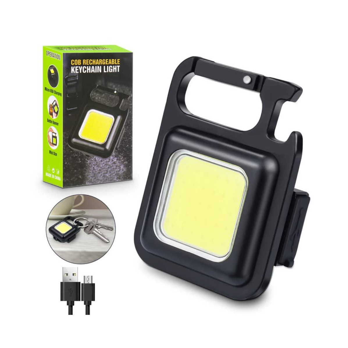 Miniatura 6 de Mini Linterna Llavero Portátil Magnética